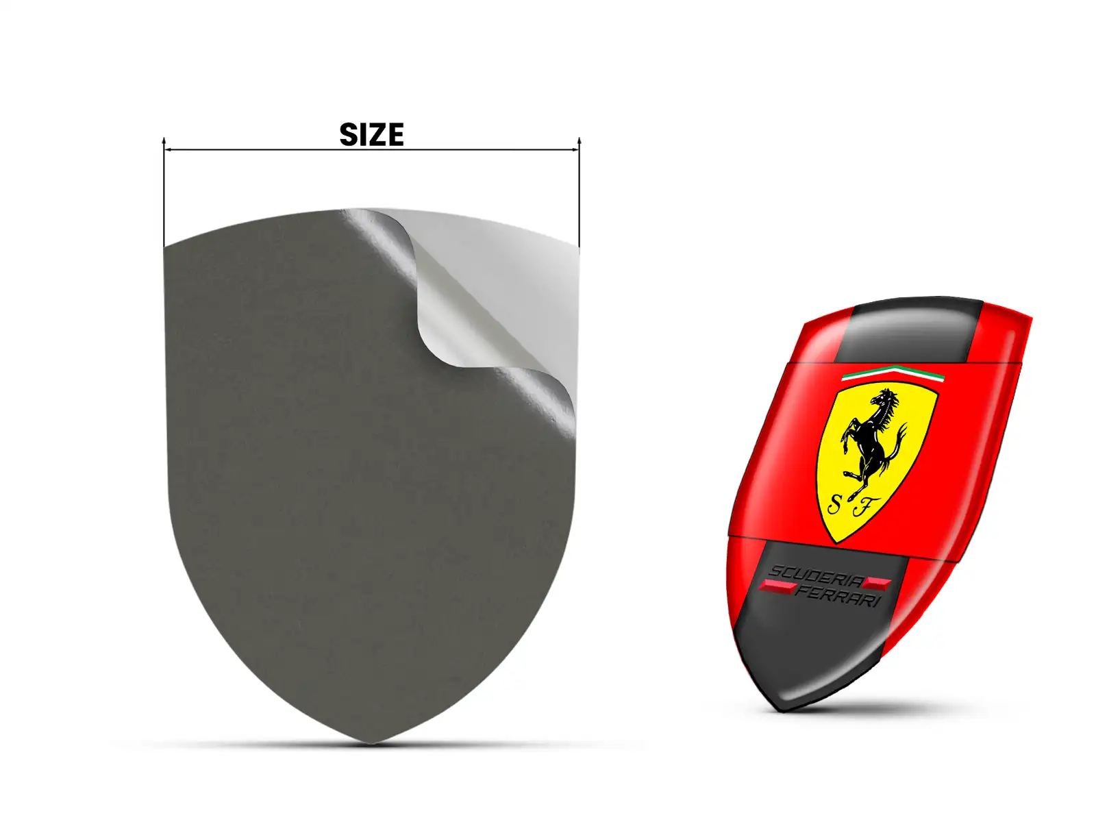 Ferrari Vinilos Ventana Coche Deporte Personalizable Resistente